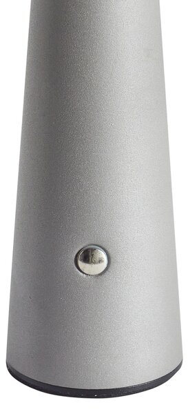 LED bezdrátová stolní lampa AGUSAN se stmívačem Kov Šedá