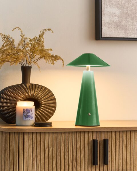 LED bezdrátová stolní lampa APAYAO se stmívačem Kov Zelená