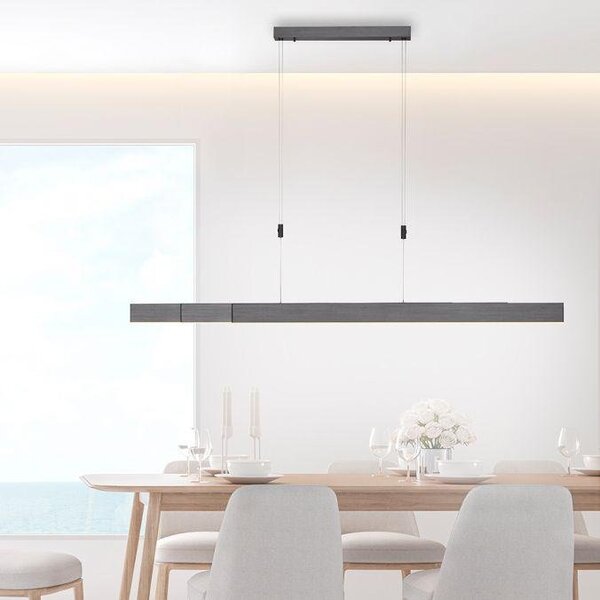 Paul Neuhaus Závěsné LED svítidlo PURE-MOTO, 3x13W, d. 120 cm, 2700-5000K, nastavitelné Barva: Zlatá