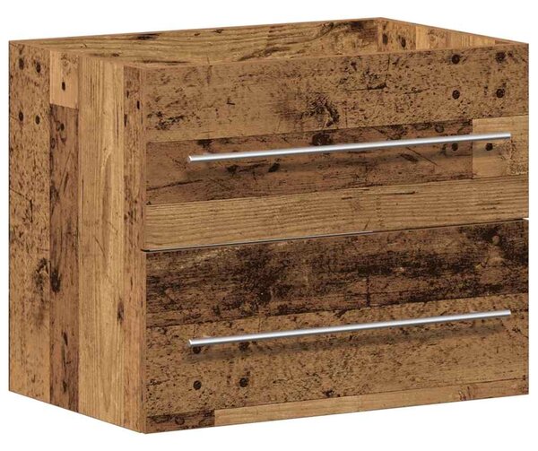 Skříňka pod umyvadlo 2 ks Staré dřevo 60 x 38,5 x 48 cm 3332542