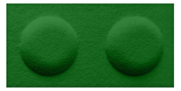 Filcový obklad Stavebnicové kostky 15x30cm Tmavě zelená