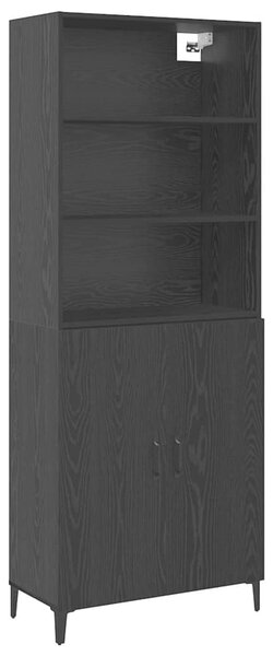 Vysoký bufet Černý dub 69,5 x 32,5 x 180 cm Kompozitní dřevo 3332504