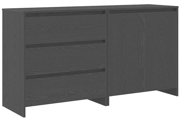Servírovací skříň 2 ks Černá 70 x 41 x 75 cm Kompozitní dřevo 3332523