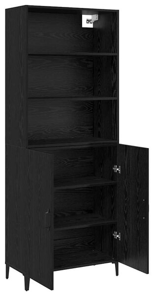 Vysoký bufet Černý dub 69,5 x 32,5 x 180 cm Kompozitní dřevo 3332504