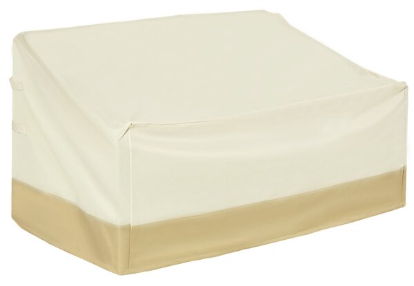Ochranný obal Outsunny pro 2-3 místnou lavičku - Voděodolný obal na zahradní nábytek, ochrana proti dešti a slunci 152x87x59/79cm, 600D Oxfordská tkan