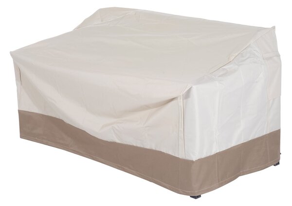 Ochranný obal Outsunny pro 2-3 místnou lavičku - Voděodolný obal na zahradní nábytek, ochrana proti dešti a slunci 152x87x59/79cm, 600D Oxfordská tkan