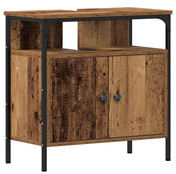 Koupelnové umyvadlové jednotky 3 ks Hnědá 80 x 30 x 60 cm 3332550