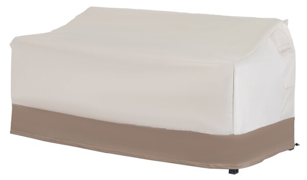 Ochranný obal Outsunny pro 2-3 místnou lavičku - Voděodolný obal na zahradní nábytek, ochrana proti dešti a slunci 152x87x59/79cm, 600D Oxfordská tkan