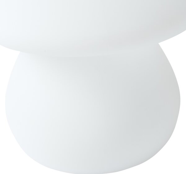 Venkovní stolní LED lampa TUIRA s dálkovým ovládáním Bílá