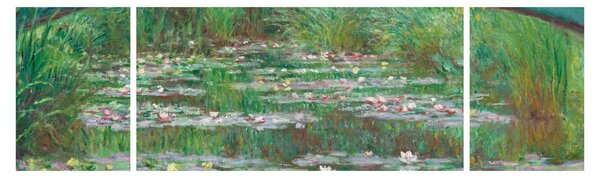 Obraz - Claude Monet, The Japanese Footbridge, reprodukce (170x50 cm)