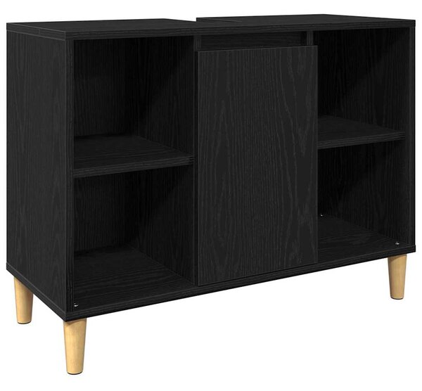 Sada koupelnového nábytku 3 ks Černá 80 x 33 x 60 cm 3332584