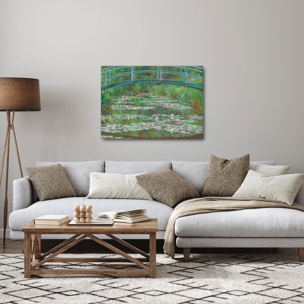 Obraz - Claude Monet, The Japanese Footbridge, reprodukce (70x50 cm)