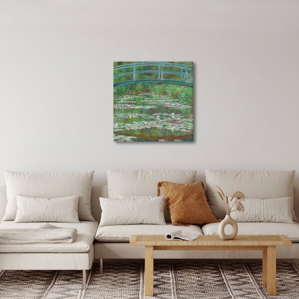 Obraz - Claude Monet, The Japanese Footbridge, reprodukce (30x30 cm)