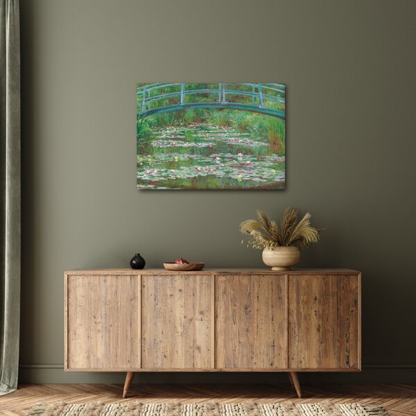 Obraz - Claude Monet, The Japanese Footbridge, reprodukce (70x50 cm)