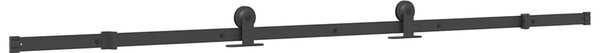 Posuvné dveře s kováním 102,5x205 cm tvrzeného sklo a hliník 3333012