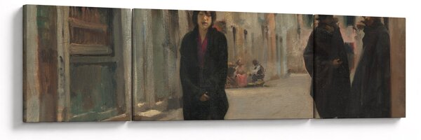 Obraz - John Singer Sargent, Street in Venice, reprodukce (170x50 cm)