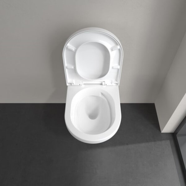 Villeroy & Boch Architectura combi-pack sada s prkénkem závěsná bez splachovacího kruhu bílá lesk 4694CL01