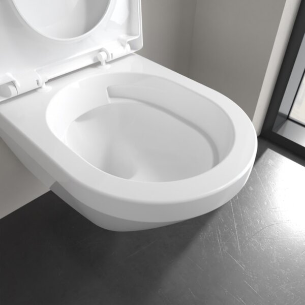 Villeroy & Boch Architectura combi-pack sada s prkénkem závěsná bez splachovacího kruhu bílá lesk 4694CL01