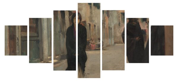 Obraz - John Singer Sargent, Street in Venice, reprodukce (210x100 cm)
