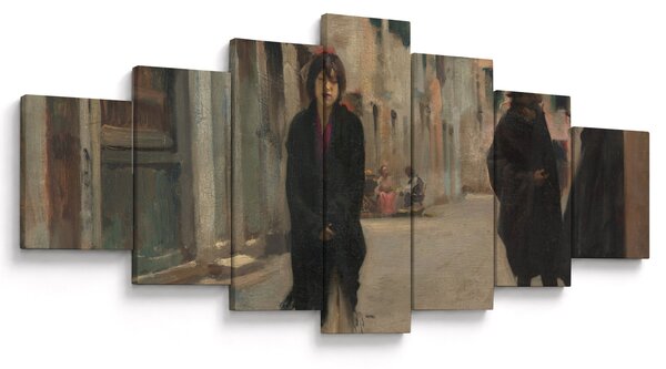 Obraz - John Singer Sargent, Street in Venice, reprodukce (210x100 cm)