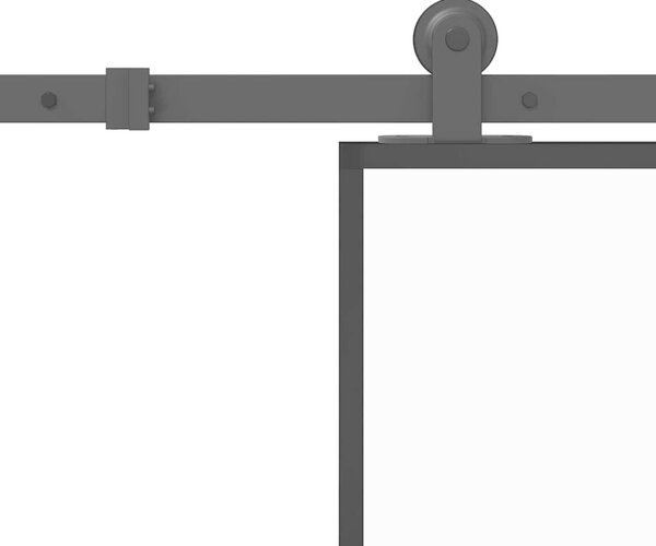 Posuvné dveře s kováním 102,5x205 cm tvrzeného sklo a hliník 3332976
