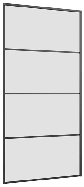 Posuvné dveře s kováním 102,5 x 205 cm ESG sklo a hliník 3332880