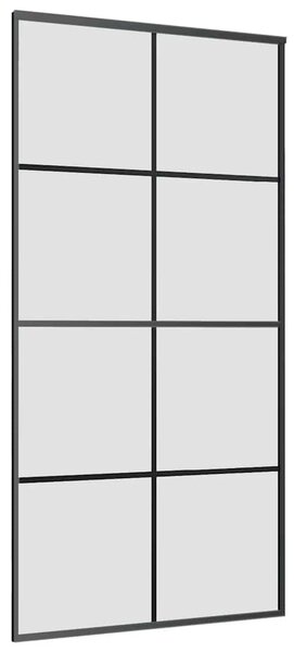 Posuvné dveře s kováním 102,5 x 205 cm ESG sklo a hliník 3332904