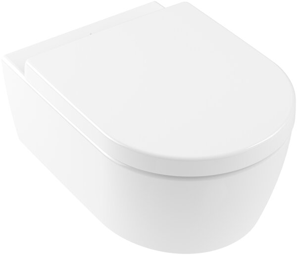 Sada záchodová mísa Villeroy & Boch Avento 5656R001, záchodové prkénko Villeroy & Boch Avento 9M77C101