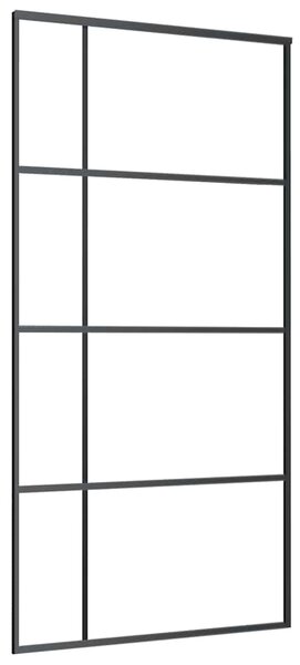 Posuvné dveře s kováním 102,5 x 205 cm ESG sklo a hliník 3332927