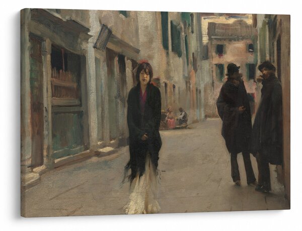 Obraz - John Singer Sargent, Street in Venice, reprodukce (70x50 cm)