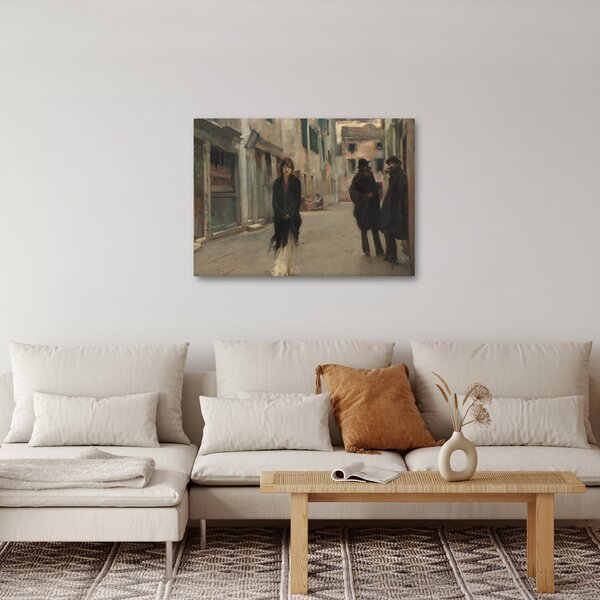 Obraz - John Singer Sargent, Street in Venice, reprodukce (70x50 cm)