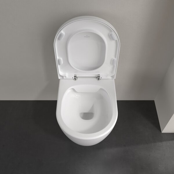 Sada záchodová mísa Villeroy & Boch Avento 5656R001, záchodové prkénko Villeroy & Boch Avento 9M77C101