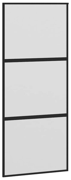 Posuvné dveře s kováním 90x205 cm tvrzeného sklo a hliník 3332939