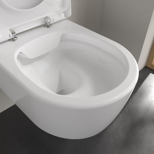 Sada záchodová mísa Villeroy & Boch Avento 5656R001, záchodové prkénko Villeroy & Boch Avento 9M77C101