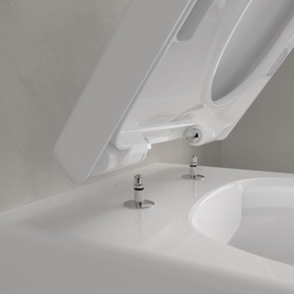 Sada záchodová mísa Villeroy & Boch Avento 5656R001, záchodové prkénko Villeroy & Boch Avento 9M77C101