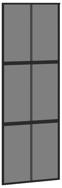 Posuvné dveře s kováním 76x205 cm tvrzeného sklo a hliník 3332986