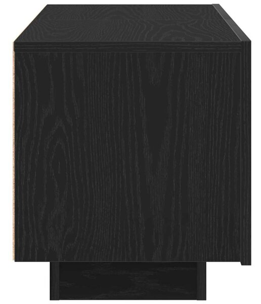 Televizní skříň 100 x 35 x 40 cm Černý dub Kompozitní dřevo 3333066