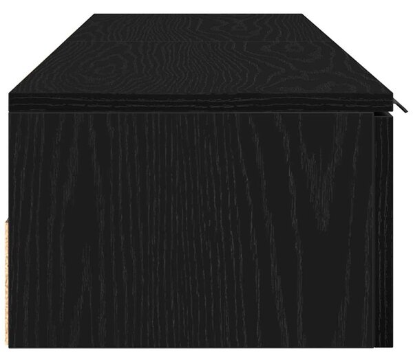 Nástěnná skříň 2 ks Černý dub 68 x 30 x 20 cm Kompozitní dřevo 3333074