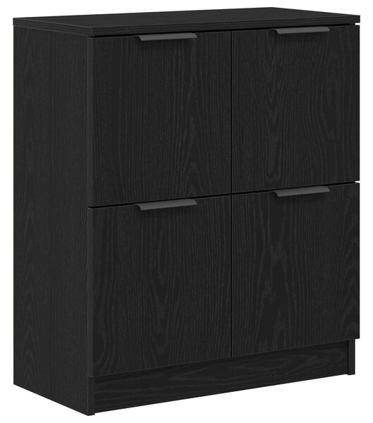 Servírovací skříň 2 ks Černý dub 60 x 30 x 70 cm 3333073