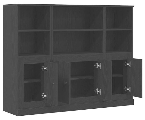 Vysoký bufet Černý dub 132 x 35,5 x 103,5 cm Kompozitní dřevo 3333077