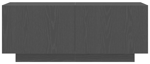 Televizní skříň 100 x 35 x 40 cm Černý dub Kompozitní dřevo 3333066