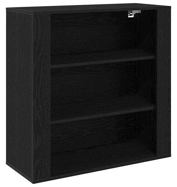 Vysoký bufet Černý dub 80 x 33 x 150 cm Kompozitní dřevo 3333079
