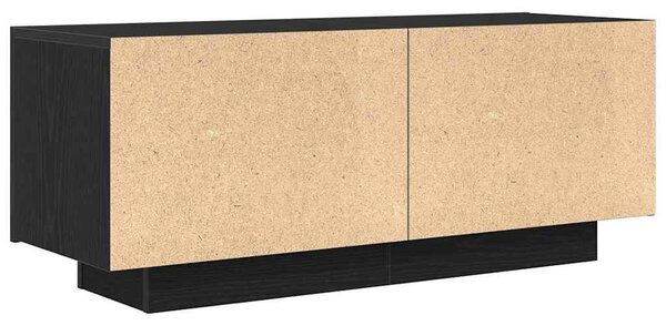 Televizní skříň 100 x 35 x 40 cm Černý dub Kompozitní dřevo 3333066