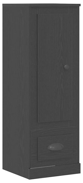 Vysoká skříň Černý dub 132 x 35.5 x 103.5 cm Kompozitní dřevo 3333078