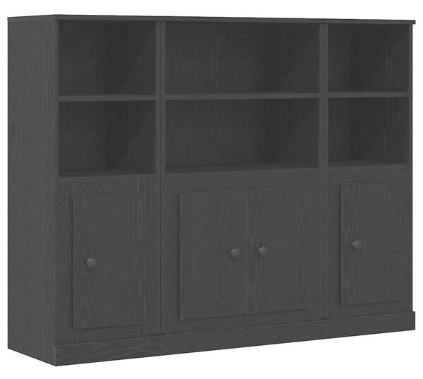Vysoký bufet Černý dub 132 x 35,5 x 103,5 cm Kompozitní dřevo 3333077