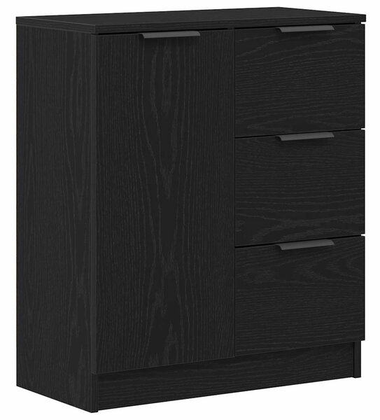 Servírovací skříň Černý dub 120 x 30 x 70 cm Kompozitní dřevo 3333072