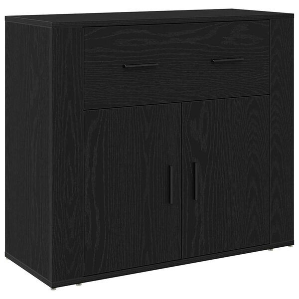 Servírovací skříň Černý dub 240 x 33 x 70 cm Kompozitní dřevo 3333084