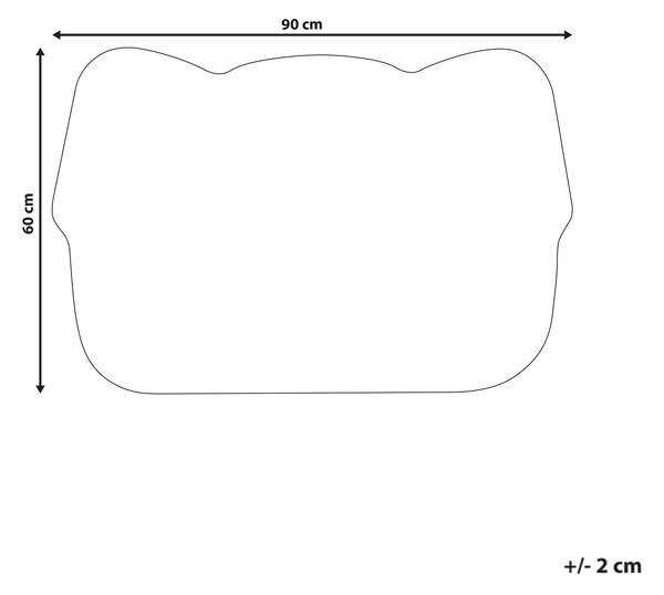 Rohožka TIBIG Pestrá 60 x 90 cm Pes Kokosové vlákno