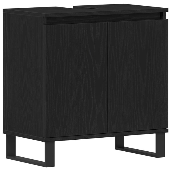 Sada koupelnového nábytku 3 ks Černý dub 30 x 30 x 190 cm 3333100