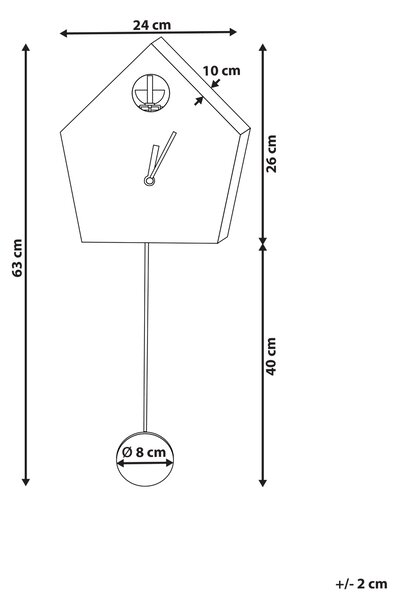 Nástěnné hodiny ARBAZ 24 cm Růžová